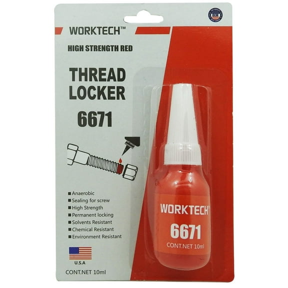 Worktech Professional High Strength Threadlocker