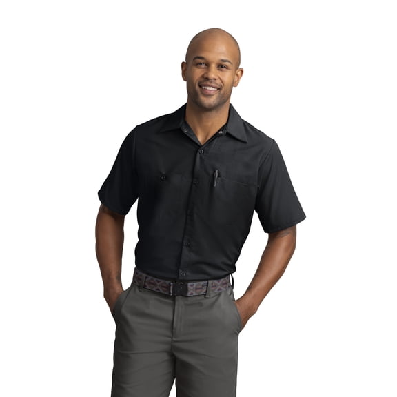 Red Kap® Men's Short Sleeve Industrial Work Shirt