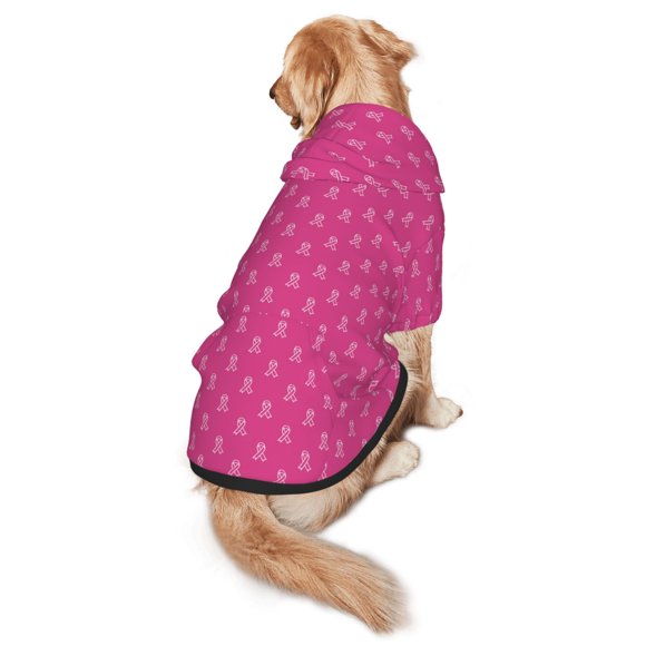 World AIDS Day Dog Sweatshirt Pet Clothes Cat Hoodie Pullover Hooded Coat Pets Wear Spring Fall Winter Costume X-Large with Pocket