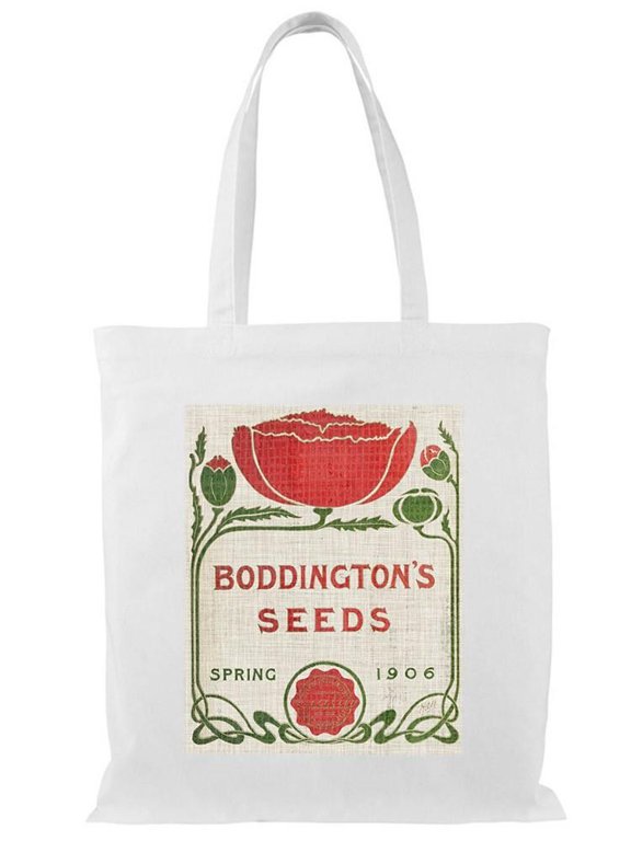 Flower Seed Packs Iii Tote Bag - Vision Studio Designs, One Size Cotton Canvas Tote Bag