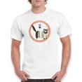 thumbnail image 1 of World Art Group June Erica Vess Mens Graphic Tee - Coffee Cats C - Regular Fit 100% Cotton, 1 of 4