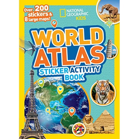 Pre-Owned National Geographic Kids World Atlas Sticker Activity Book (Paperback) 1426325673 9781426325670