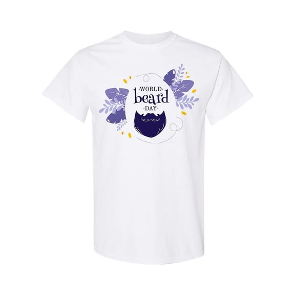 World Beard Day Design T-Shirt Women -Image by Shutterstock, Female Small