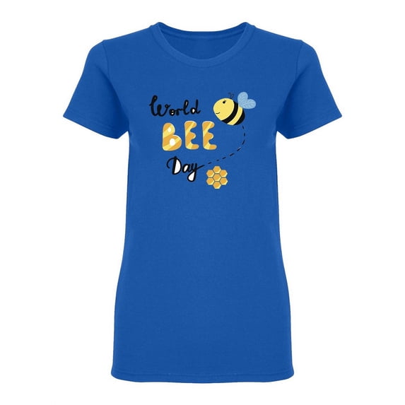 World Bee Day Shaped T-Shirt Women -Image by Shutterstock, Female x-Large