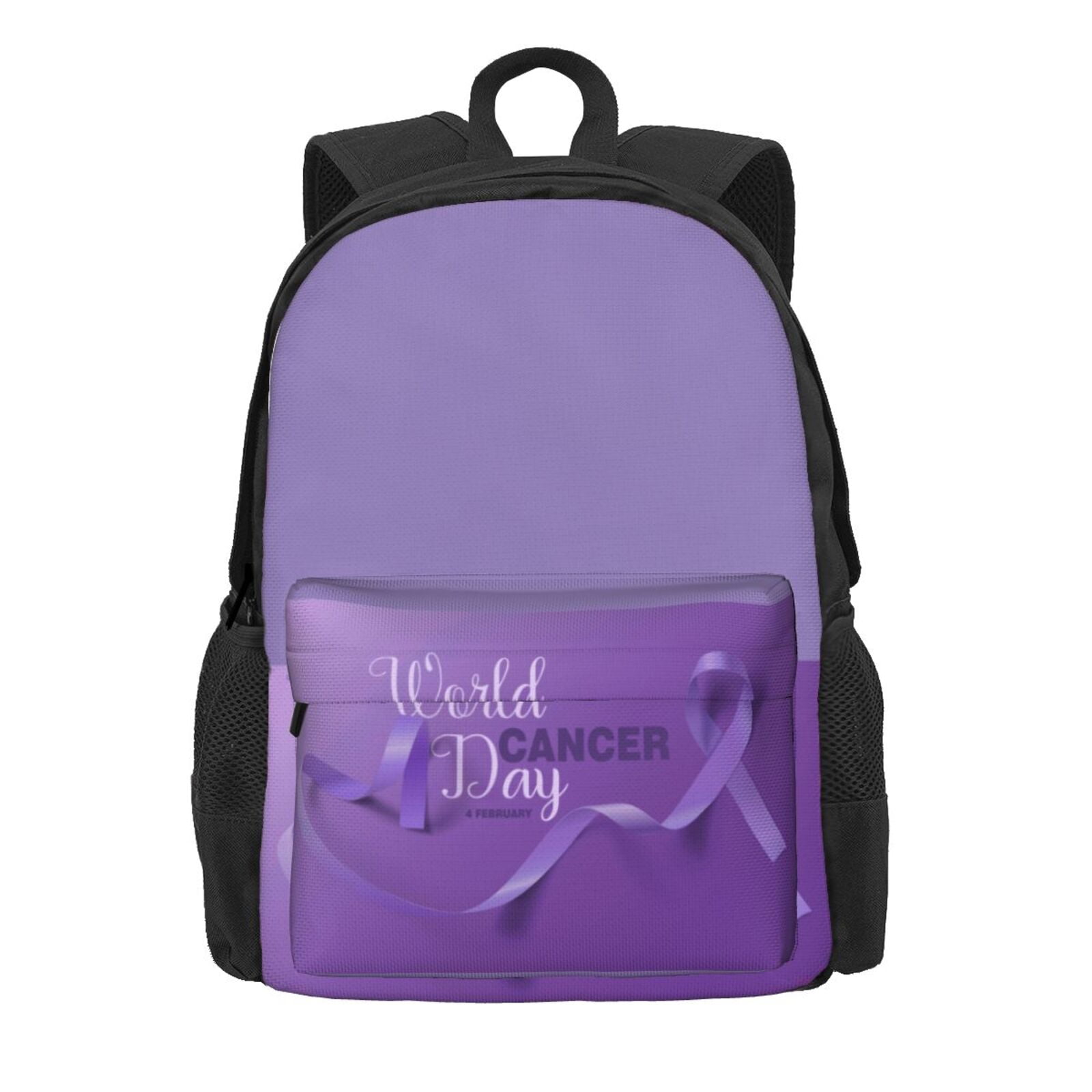 World Cancer Day Large Capacity Travel Backpack Suitable For 15 Inch ...