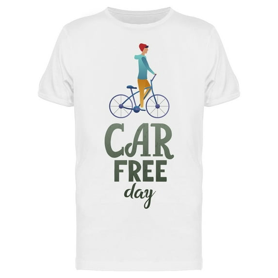 World Car Free Day T-Shirt Men -Image by Shutterstock, Male Large