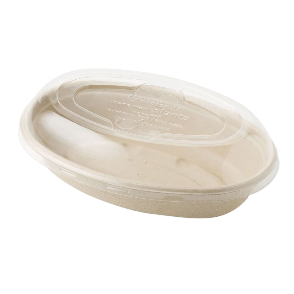 PLA Lids for Fiber Burrito Bowls, 8 PLA Lids for Fiber Burrito Bowls, 8