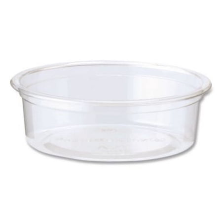 World Centric CPCS2SF 2 oz PLA Plastic Flat Style Cold Cups - Clear (2000/Carton)