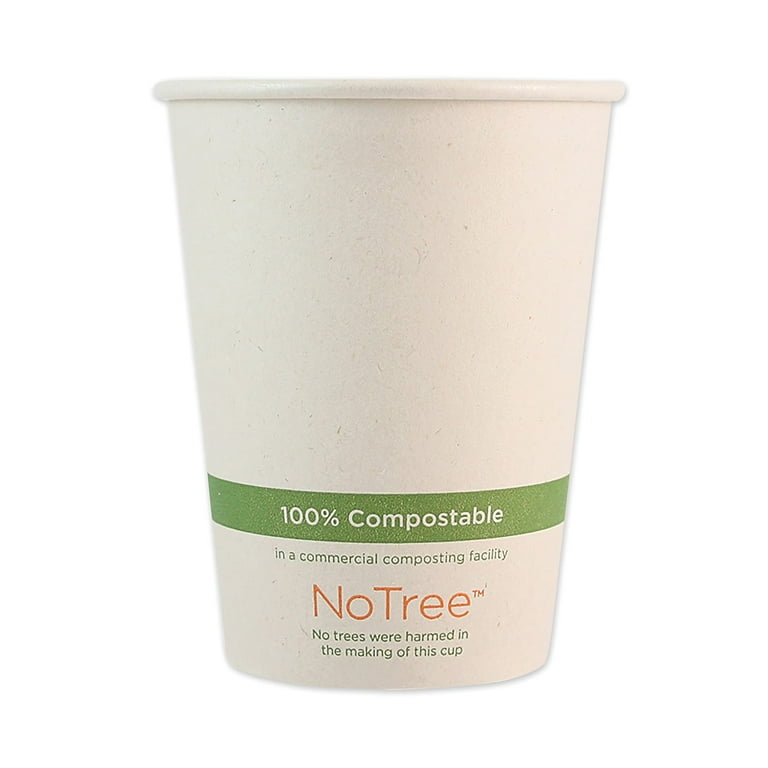 NoTree Paper Hot Cups, 12 oz, Natural, 1,000/Carton NoTree Paper Hot Cups, 12 oz, Natural, 1,000/Carton
