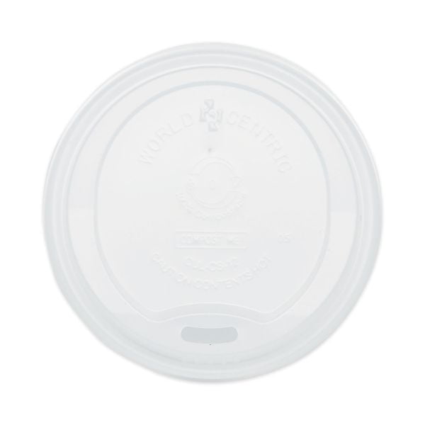 PLA Lids for Hot Cups, Fits 10 oz to 20 oz Cups, White, 1,000/Carton PLA Lids for Hot Cups, Fits 10 oz to 20 oz Cups, White, 1,000/Carton