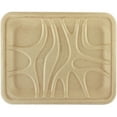 thumbnail image 1 of World Centric TRSC4SLLF 9.1 in. x 7.1 in. x 0.7 in. PLA Lined PFAS-Free Paper Fiber Trays - Natural (500/Carton), 1 of 2