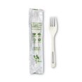 thumbnail image 1 of TPLA Wrapped Cutlery, Fork, Plastic, Light Beige 750/Carton, 1 of 9