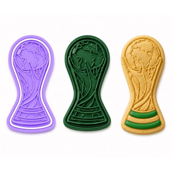 World Championship Trophy Cookie Cutter & Embosser Set