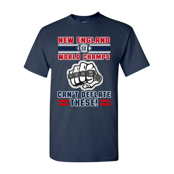 World Champs Can't Deflate These Football Sports DT Adult T-Shirt Tee