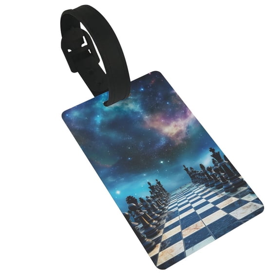 World Chess Board Starry Luggage Tags Suitcases ID Baggage Identifier ...