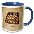 thumbnail image 1 of 3drose, World Chess Champion Number One Steinitz, 11oz Two-tone Blue Mug, 1 of 6