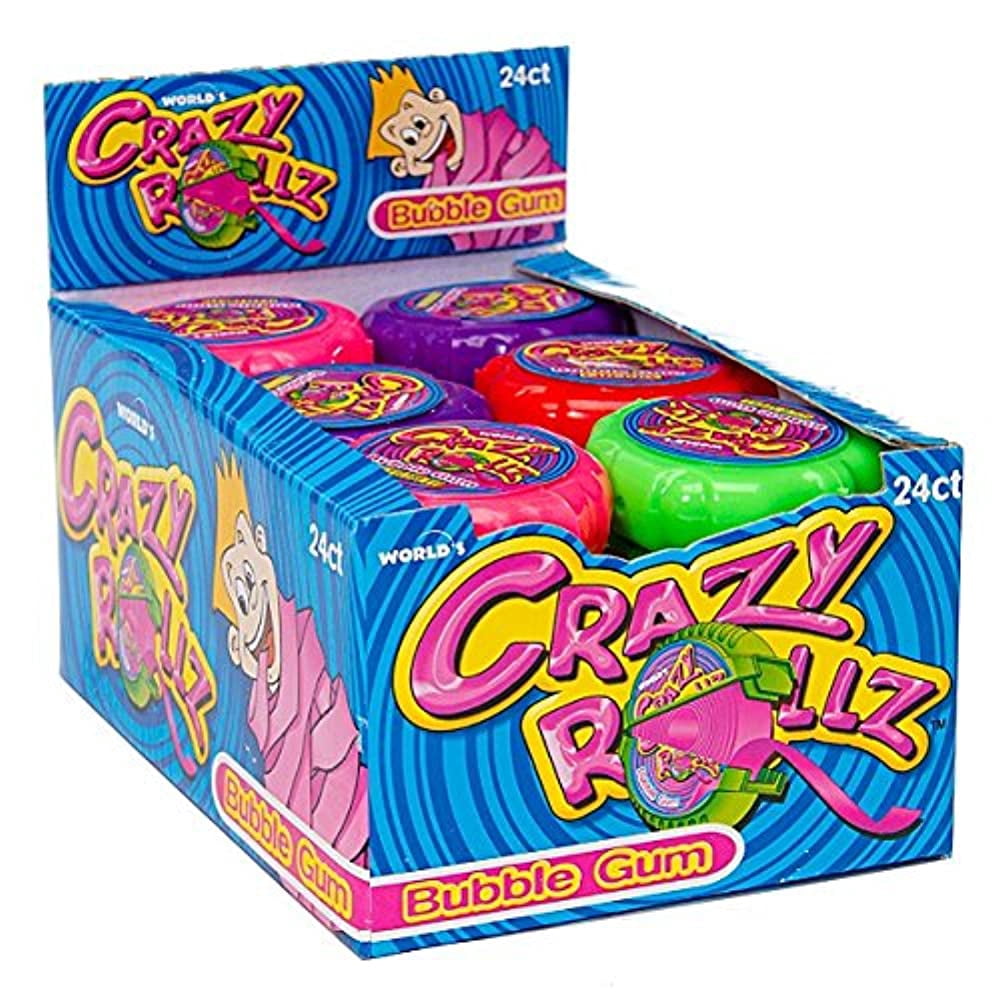 リアルコア WOBBN'ROLL C66ML+M & C65MLM 2本セット World Confections Crazy Rollz Bubble Gum (Pack of 24) - Walmart.com