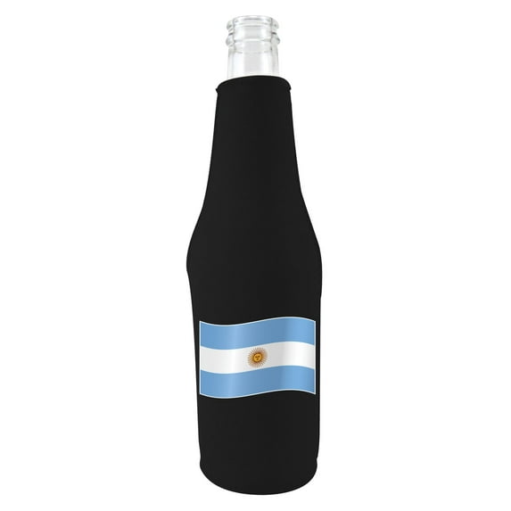 World Countries Flag Neoprene Beer Bottle Coolie (Argentina)