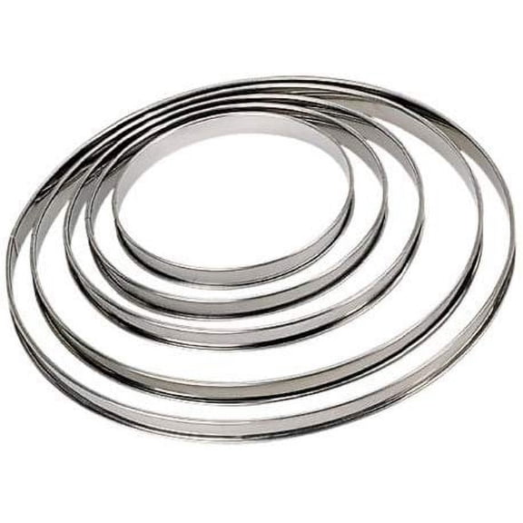 World Cuisine Stainless Steel Tart Ring, Dia. 10-1/4" [World Cuisine]