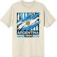 thumbnail image 1 of World Cup 1994 Argentina Adult Natural Crew Neck Short Sleeve Tee-Medium, 1 of 4