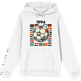 thumbnail image 1 of World Cup 1994 International Soccer Adult White Long Sleeve Hoodie-XXL, 1 of 3