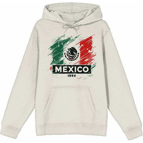 World Cup 1994 Mexico Adult Black Long Sleeve Hoodie-Small