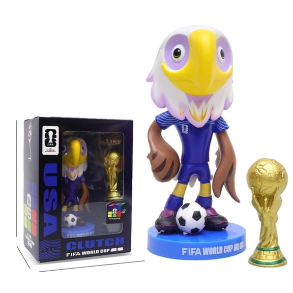 World Cup 2026 Mascot Model, Collectable Vinyl Figure - Gift Idea, Toys for Kids & Adults - Sports Fans(Clutch)