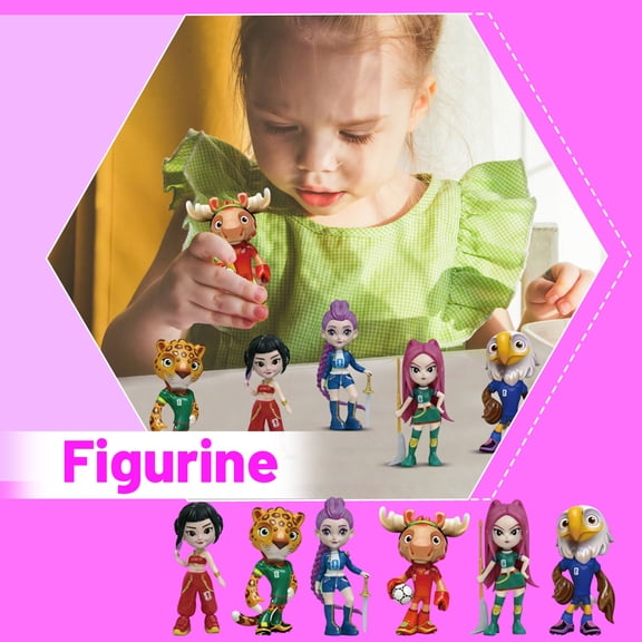 World - Cup 2026 Mascots Figurine Model Sports Collectibles— Collectible Soccer Tournament Figurine — 2026 World - Cup Fan Souvenirs & Soccer Tournament Tailgate Essentials for Fans