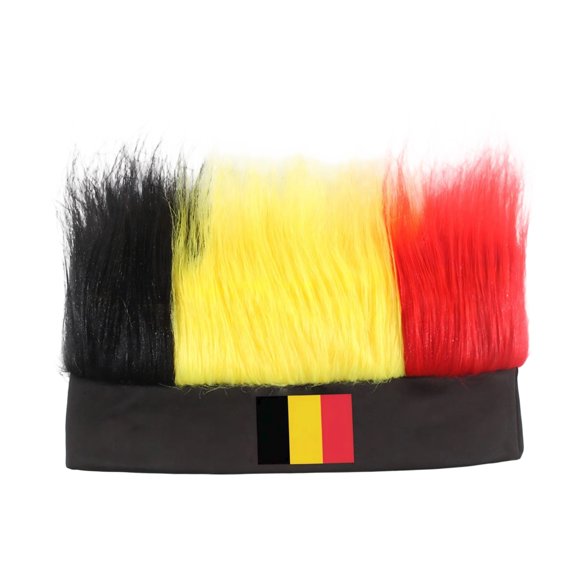 World Cup 2026 National Flag Headband Wig, Lightweight Crazy Hair Costume Accessory, Game Day Merch for Sports Bar Display Essentials, Stadium Tailgate Souvenirs and Sports Party Favors