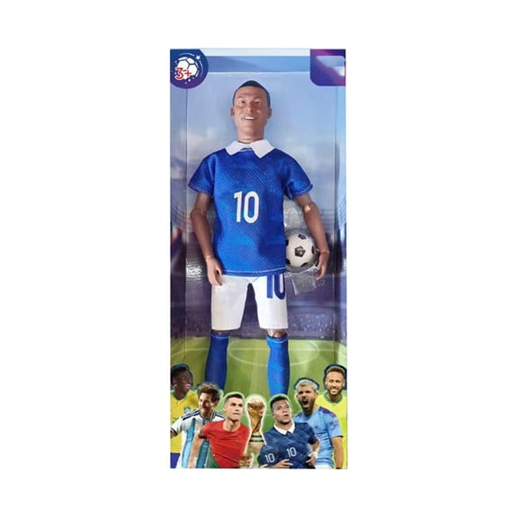World Cup 2026 Soccer Star Action Figure, Game Day Merch and Match Day Decorations for Bookshelf Display, Realistic Athletic Miniature Statue, Soccer Fan Gifts and Stadium Collectibles