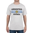 thumbnail image 1 of World Cup Argentina Crest White Futbol Soccer T-Shirt - Small, 1 of 2