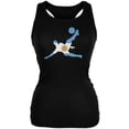 thumbnail image 1 of World Cup Argentina Soccer Kick Flag Silhouette Black Juniors Soft Tank Top - Small, 1 of 1