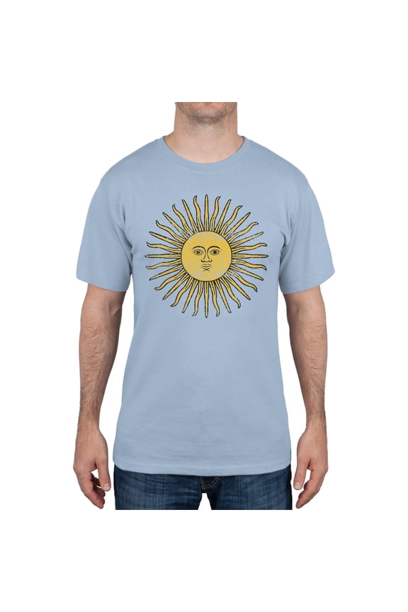 World Cup Argentina Sun of May Light Blue Soccer T-Shirt - 2X-Large
