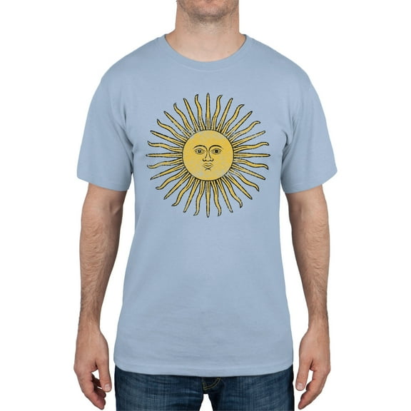World Cup Argentina Sun of May Light Blue Soccer T-Shirt - Large