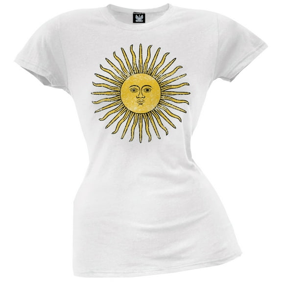 World Cup Argentina Sun of May White Soccer Juniors T-Shirt - Medium