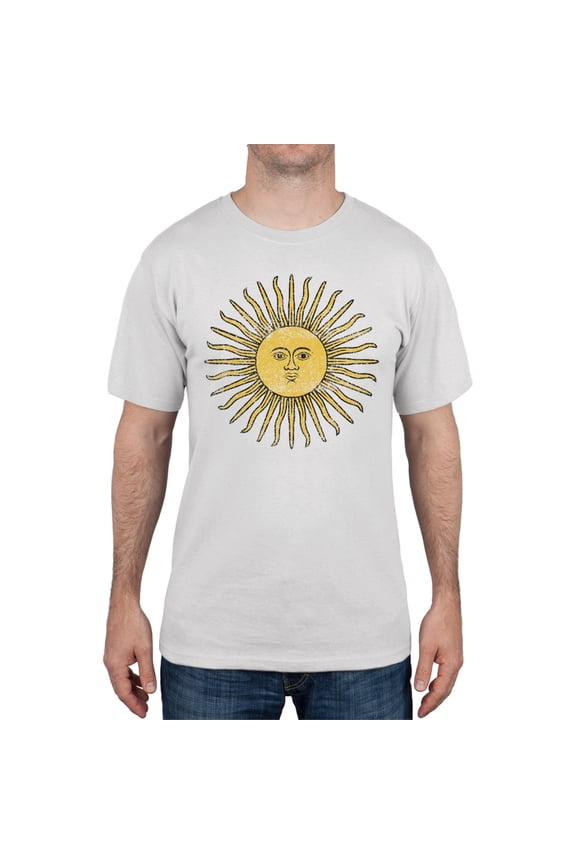 World Cup Argentina Sun of May White Soccer T-Shirt - Small