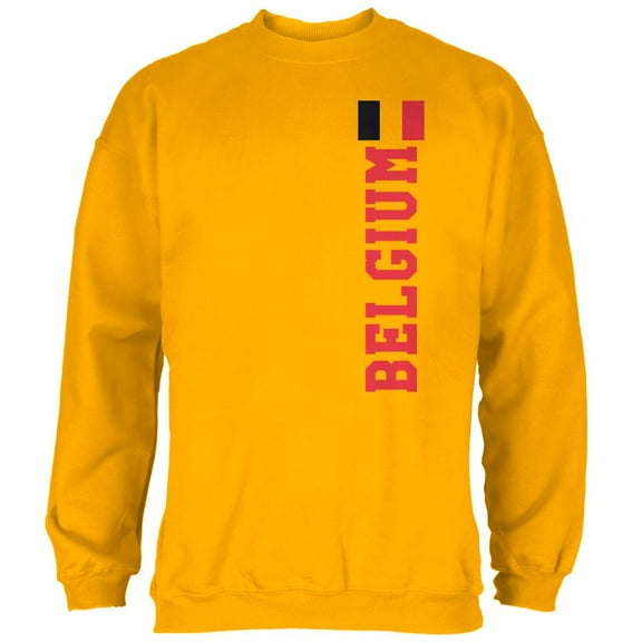 World Cup Belgium Mens Sweatshirt Gold SM