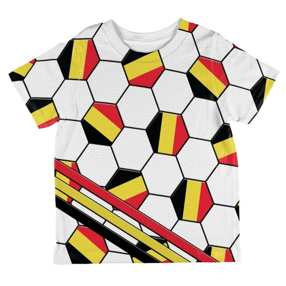 World Cup Belgium Soccer Ball All Over Toddler T Shirt Multi 4T