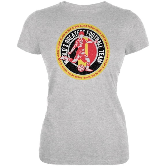 World Cup Belgium Soccer World's Best Football Team Juniors Soft T Shirt