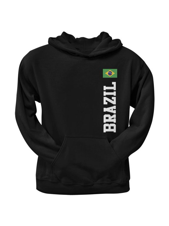 World Cup Brazil Black Adult Pullover Hoodie
