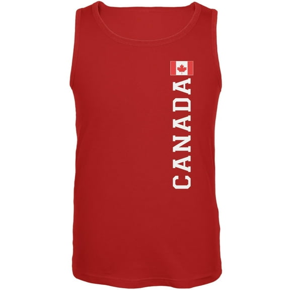 World Cup Canada Red Adult Tank Top - X-Large