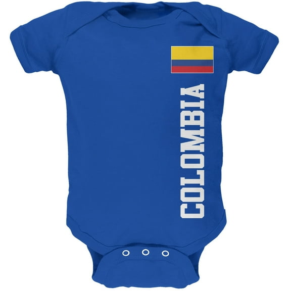 World Cup Colombia Blue Soft Baby One Piece - 18-24 months