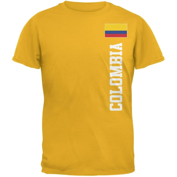 World Cup Colombia Yellow Adult T-Shirt - Small