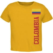 World Cup Colombia Yellow Toddler T-Shirt - 3T