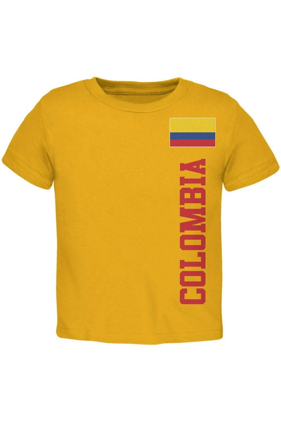 World Cup Colombia Yellow Toddler T-Shirt - 3T