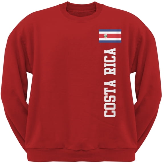 World Cup Costa Rica Red Crew Neck Sweatshirt - Large