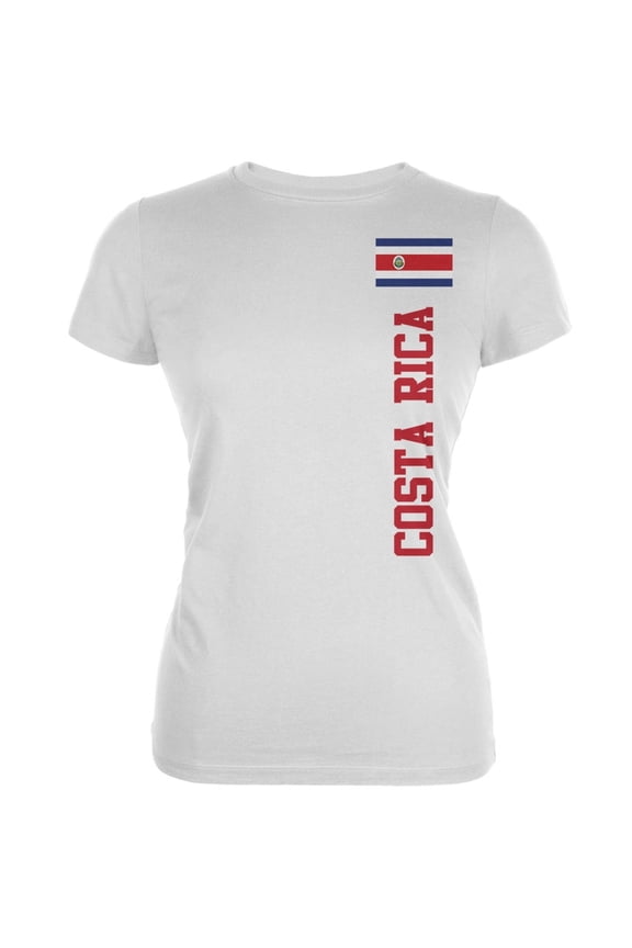 World Cup Costa Rica White Juniors Soft T-Shirt - Large