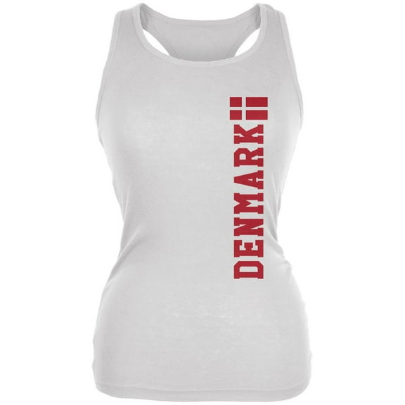 World Cup Denmark Juniors Soft Tank Top White X-LG
