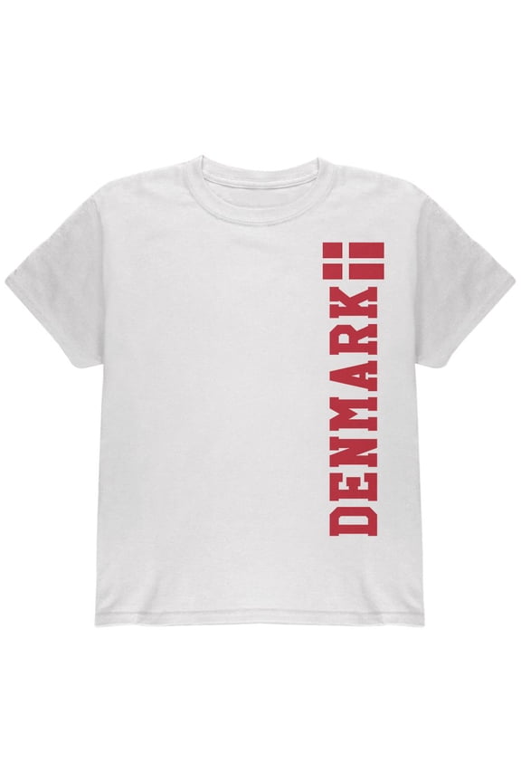 World Cup Denmark Youth T Shirt White YMD