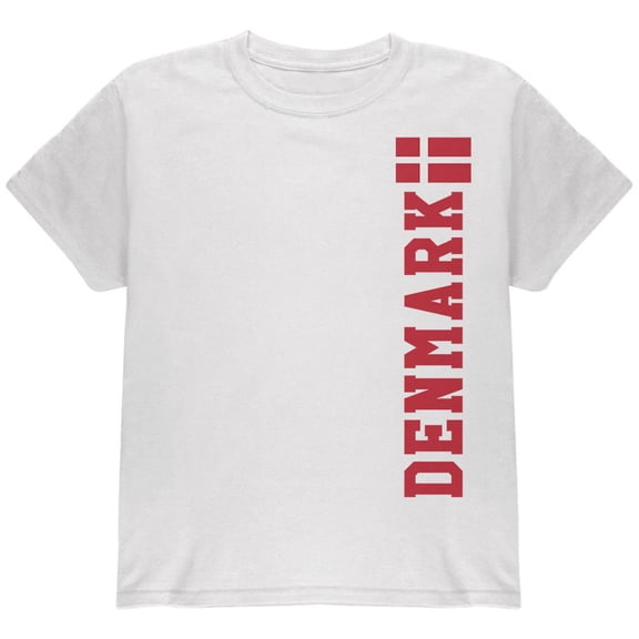 World Cup Denmark Youth T Shirt White YSM